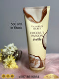 Victoria’s Secret Coconut Passion Brulee Lotion.