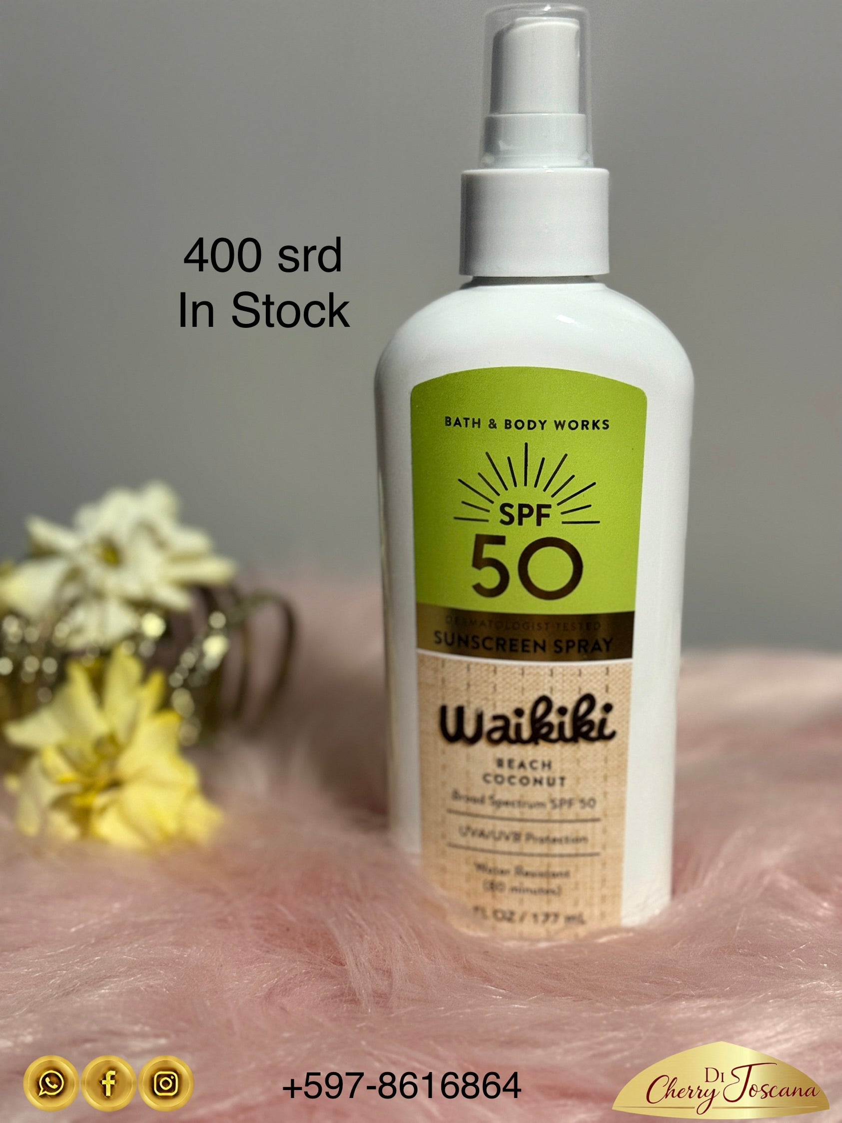 Bath & Body Works SPF 50.Waikiki