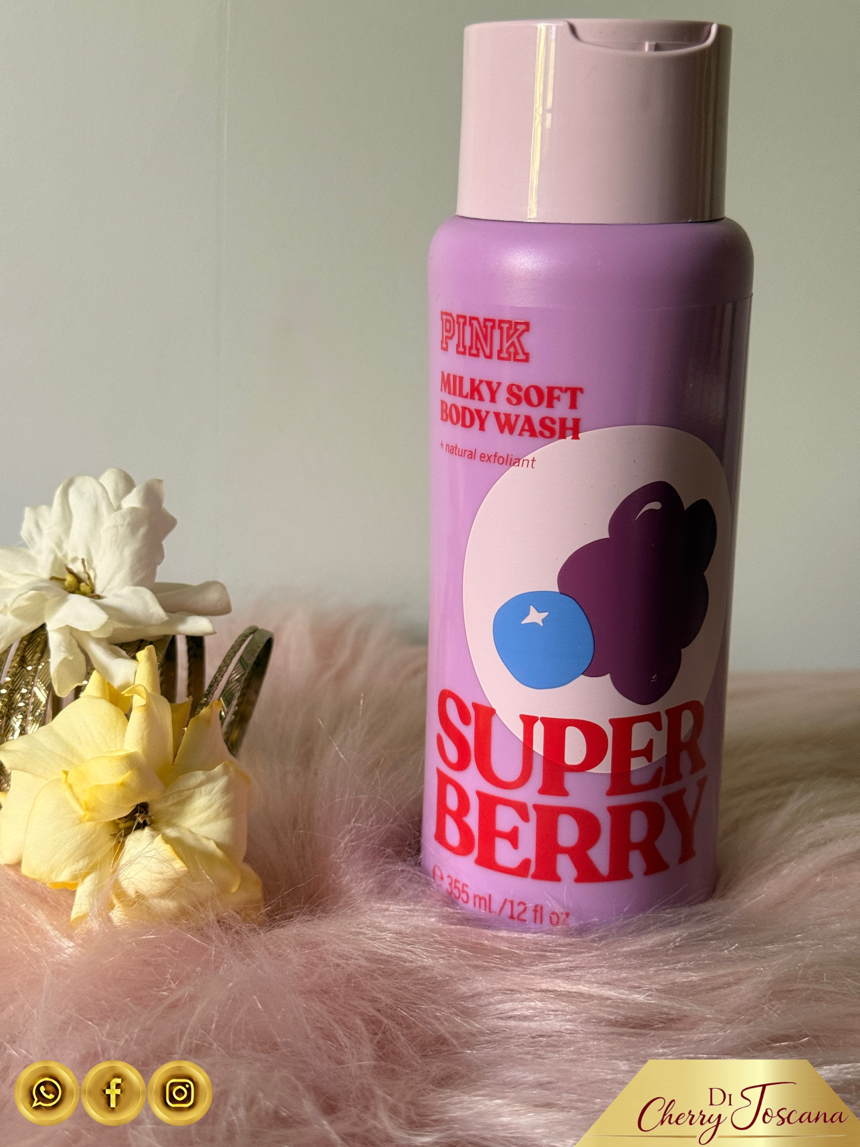 PINK Body Wash Super Berry