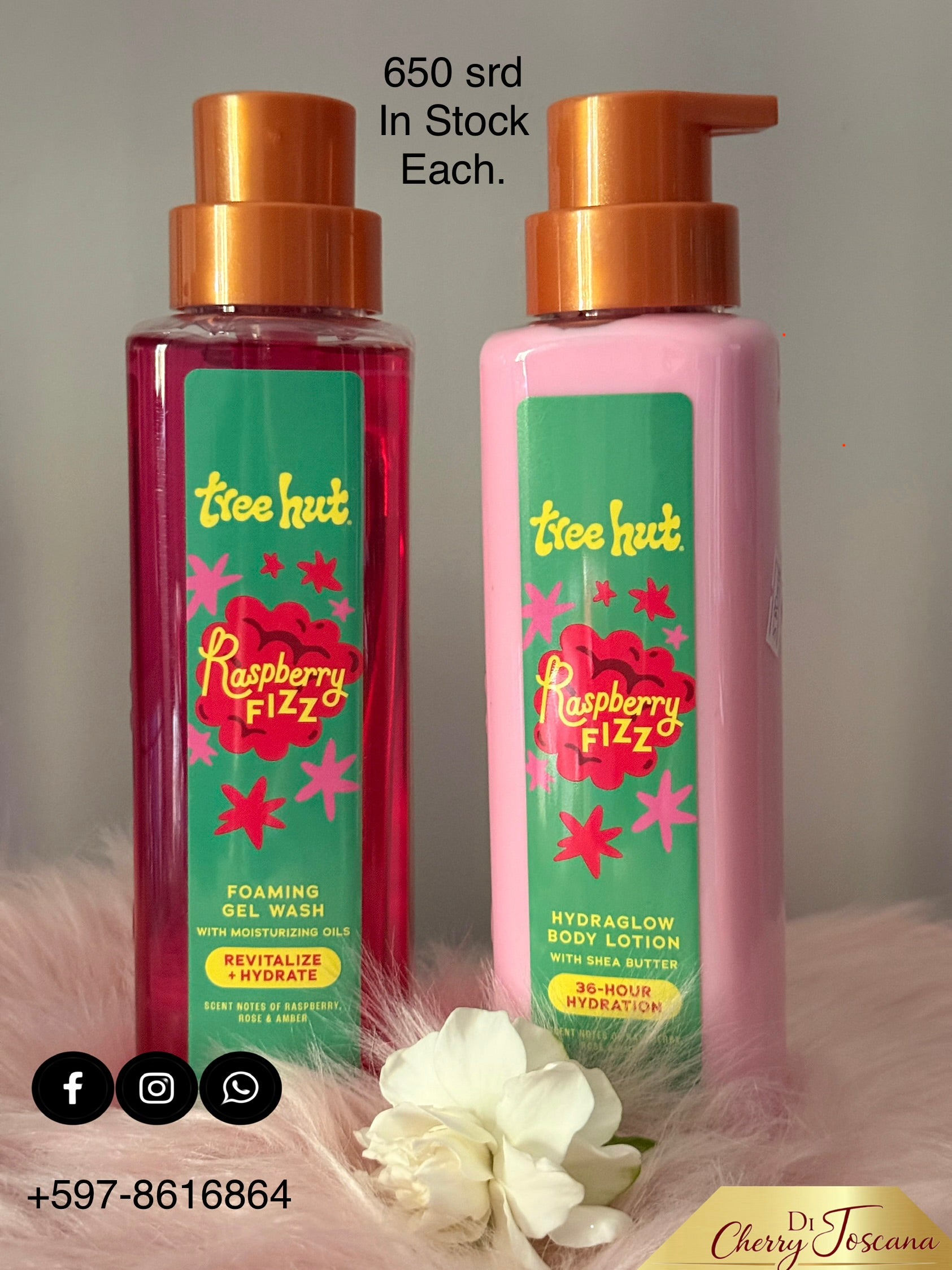 Tree Hut Body Lotion Raspberry Fizz