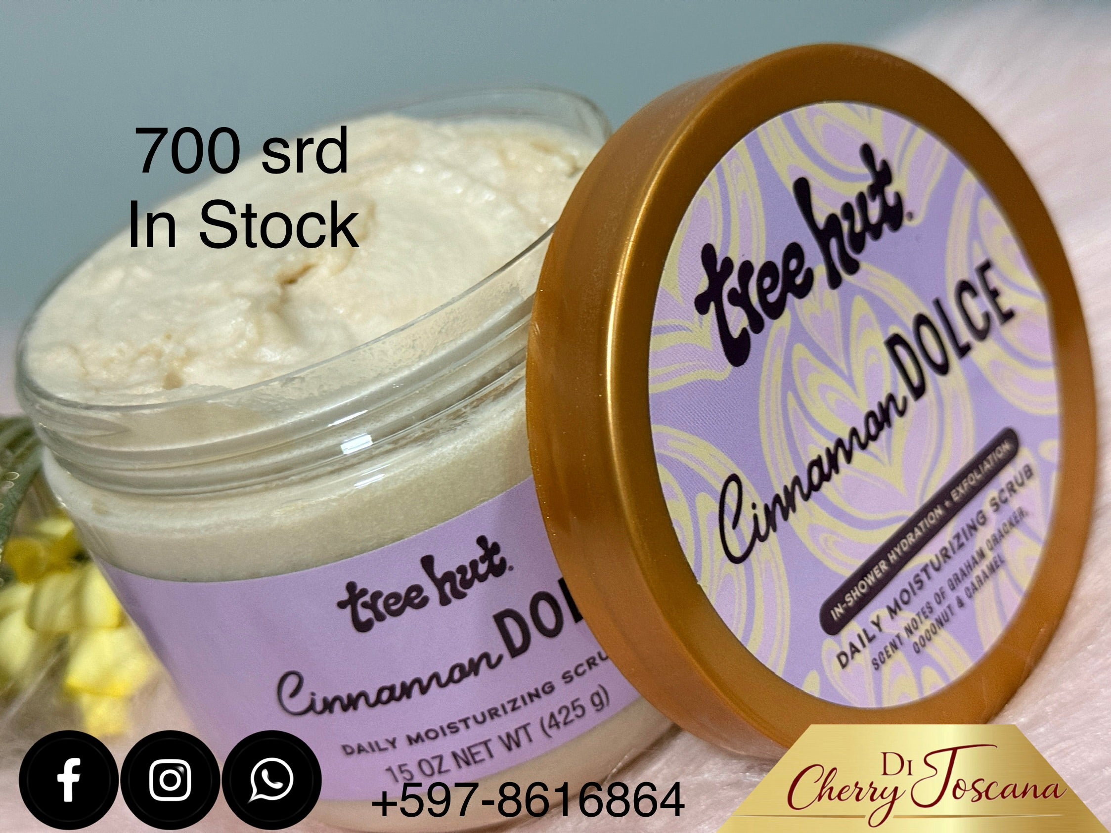 Tree Hut Body Scrub Cinnamon DOLCE
