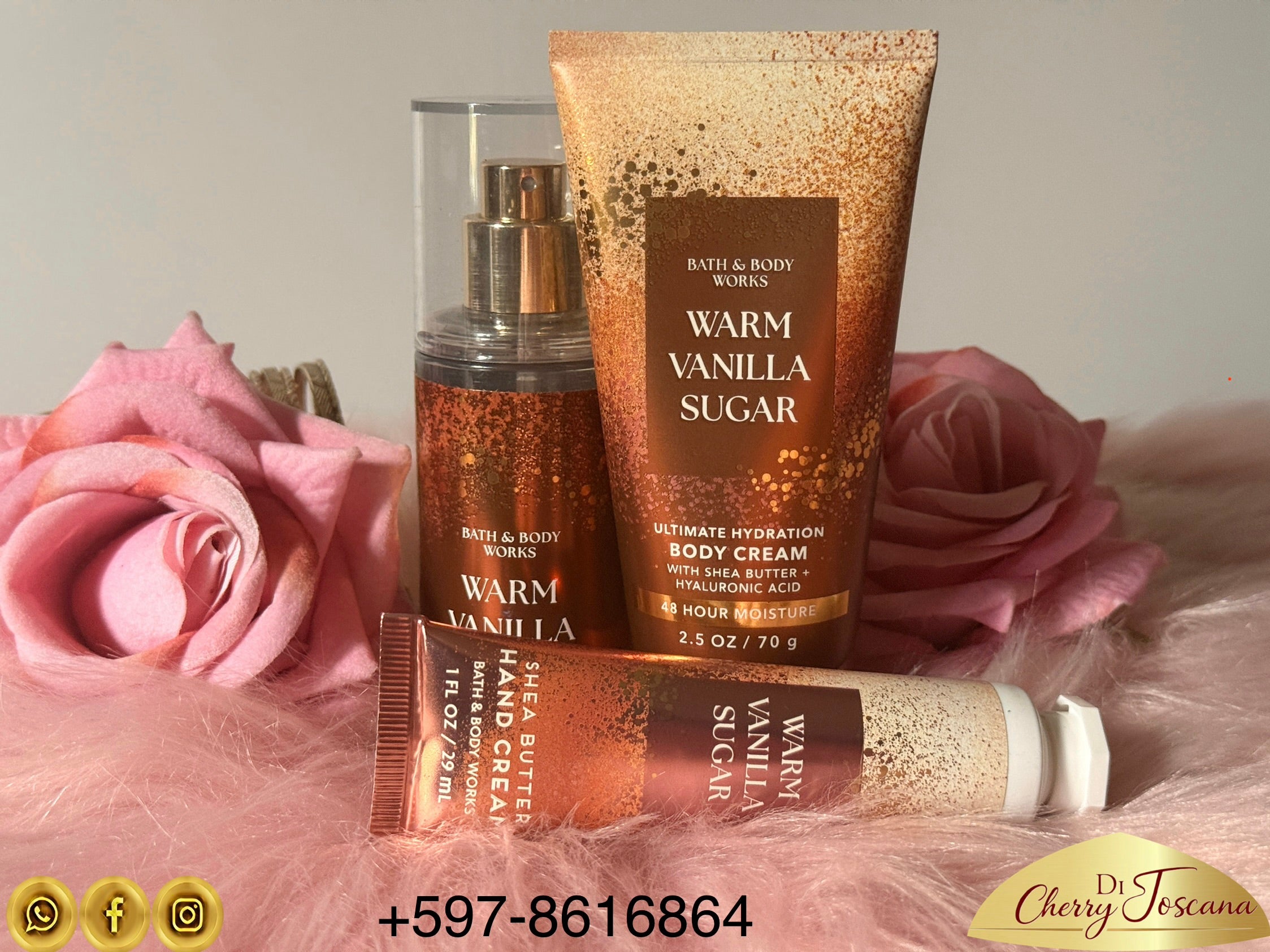 Mini Set Bath & Body Works Warm Vanille Sugar