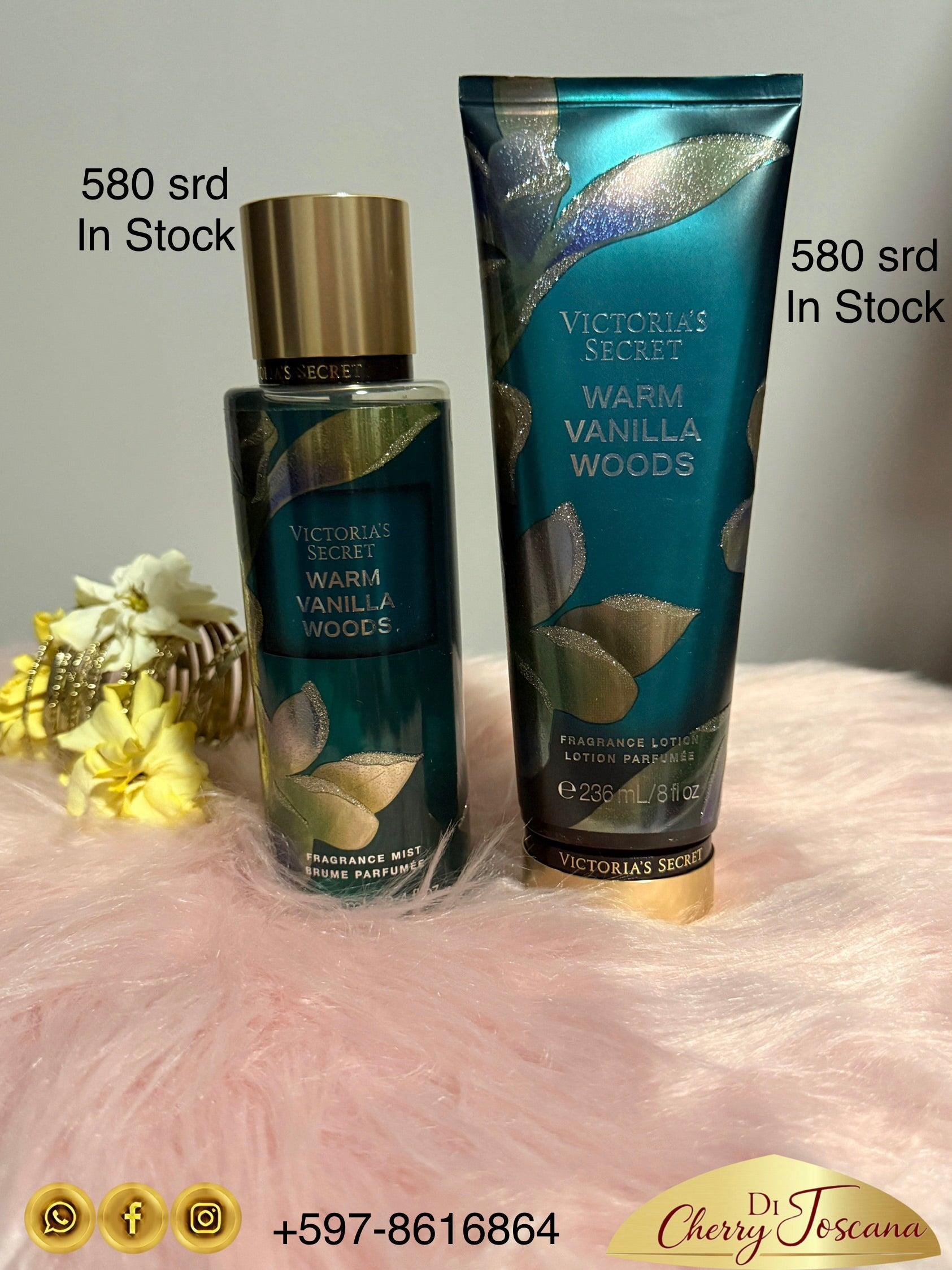 Victoria’s Secret. Warm Vanilla Woods. Mist & Lotion.