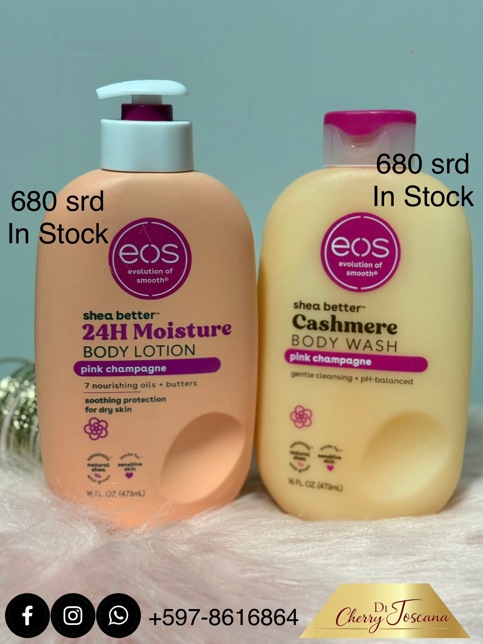 EOS Body Wash Pink Champagne