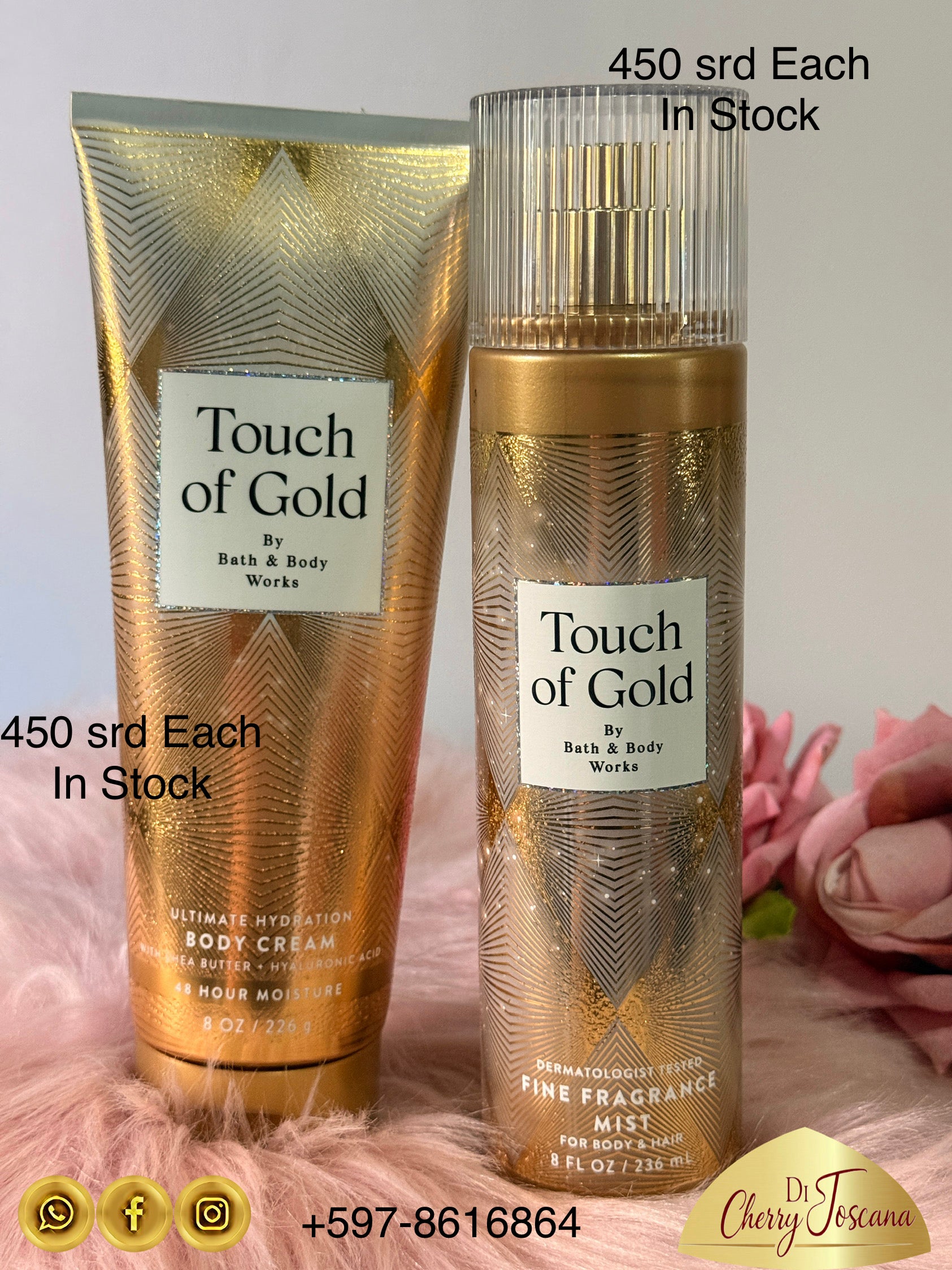 Bath and Body Works Mist and Lotion Touch of Gold